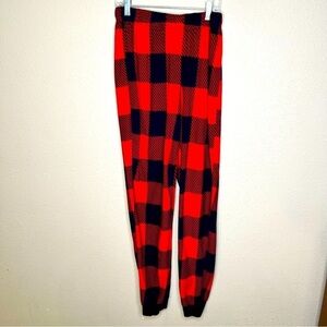 Holiday Time Buffalo Plaid Pajama Pants Women's Size Med